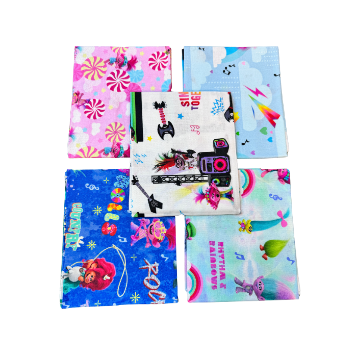 Licensed Character Kids Fat Quarter Bundles - Choice of Design