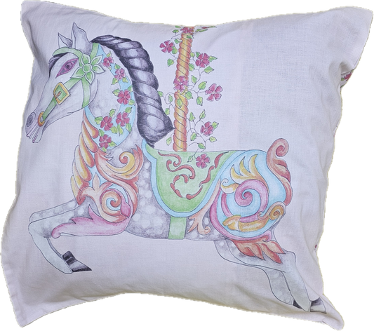 Carousel  Horse Cushion Panel