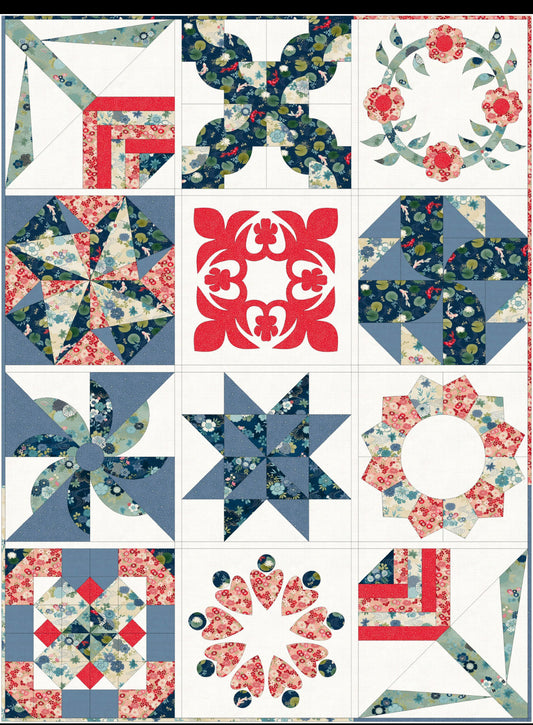 Sarah's Sewing Club Pattern 2025 - Vintage Sampler Quilt - Monthly Subscription