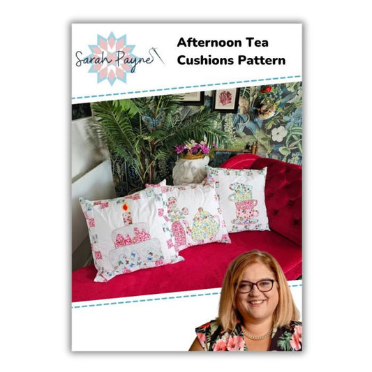 DIGITAL DOWNLOAD - Sarah Payne's Afternoon Tea Cushions Pattern Booklet