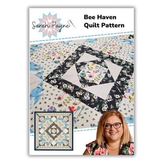 DIGITAL DOWNLOAD - Sarah Payne's Bee Haven Quilt Pattern