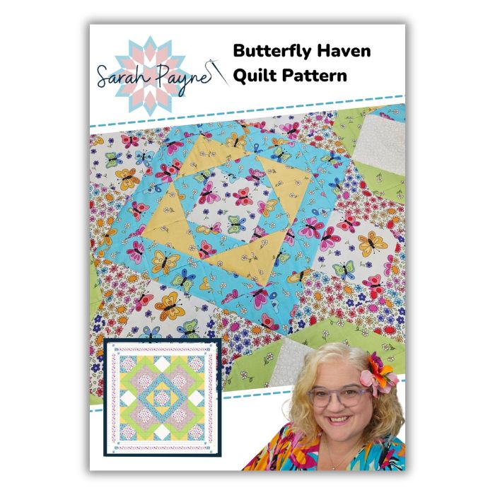 DIGITAL DOWNLOAD - Sarah Payne's Butterfly Haven Quilt Pattern