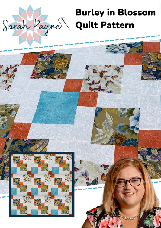 Sarah Payne's Burley in Blossom Quilt Pattern Booklet