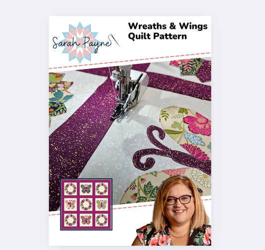 Sarah Payne’s Wreath & Wings Quilt Pattern Booklet