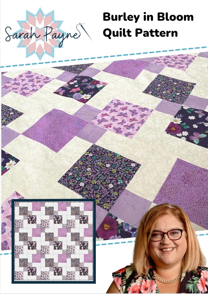 Sarah Payne's Burley in Bloom Quilt Pattern - DIGITAL DOWNLOAD – Sarah ...