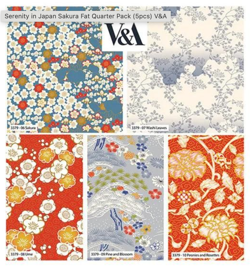 NEW IN - 5 Piece Designer Fat Quarter Bundles - Choice of Design